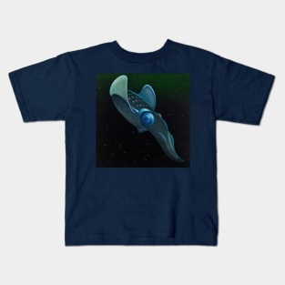 Bigfin Squid Alone in the Deep Kids T-Shirt